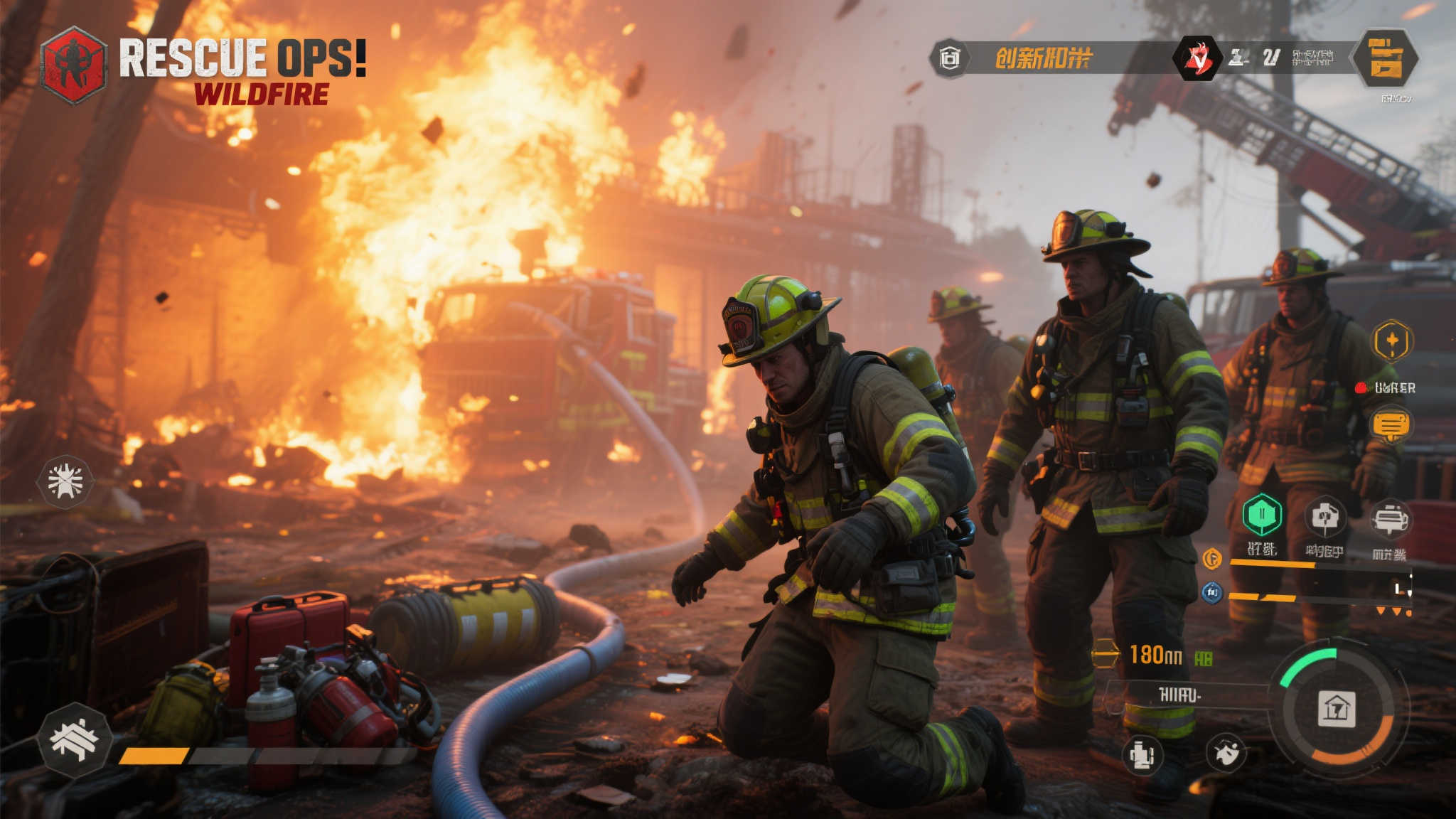 四人团队联手救火新作《Rescue Ops:Wildfire》正式亮相 四人团队联手救火新作《Rescue Ops:Wildfire》正式亮相