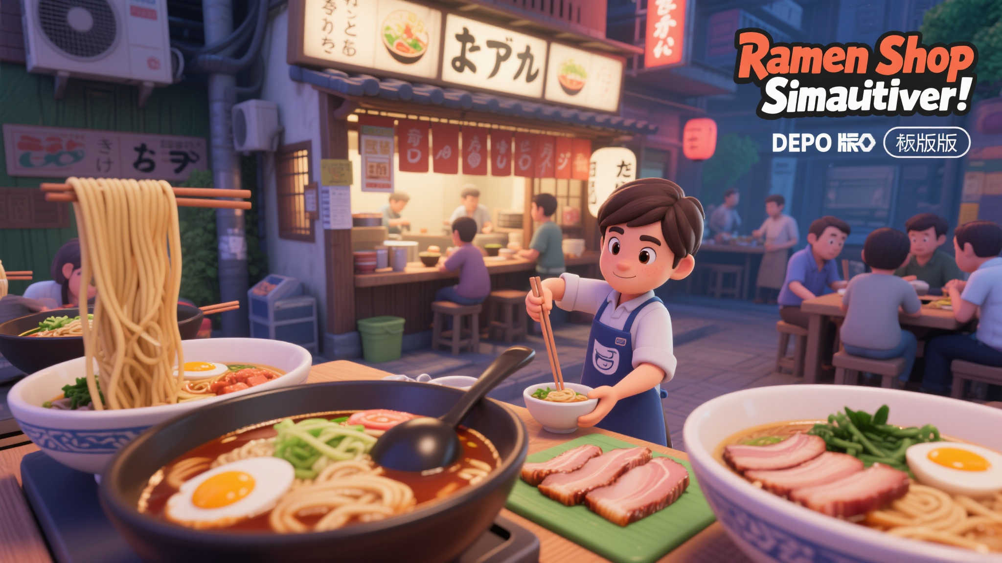 《拉面店模拟器：Ramen Shop Simulator》试玩版正式发布