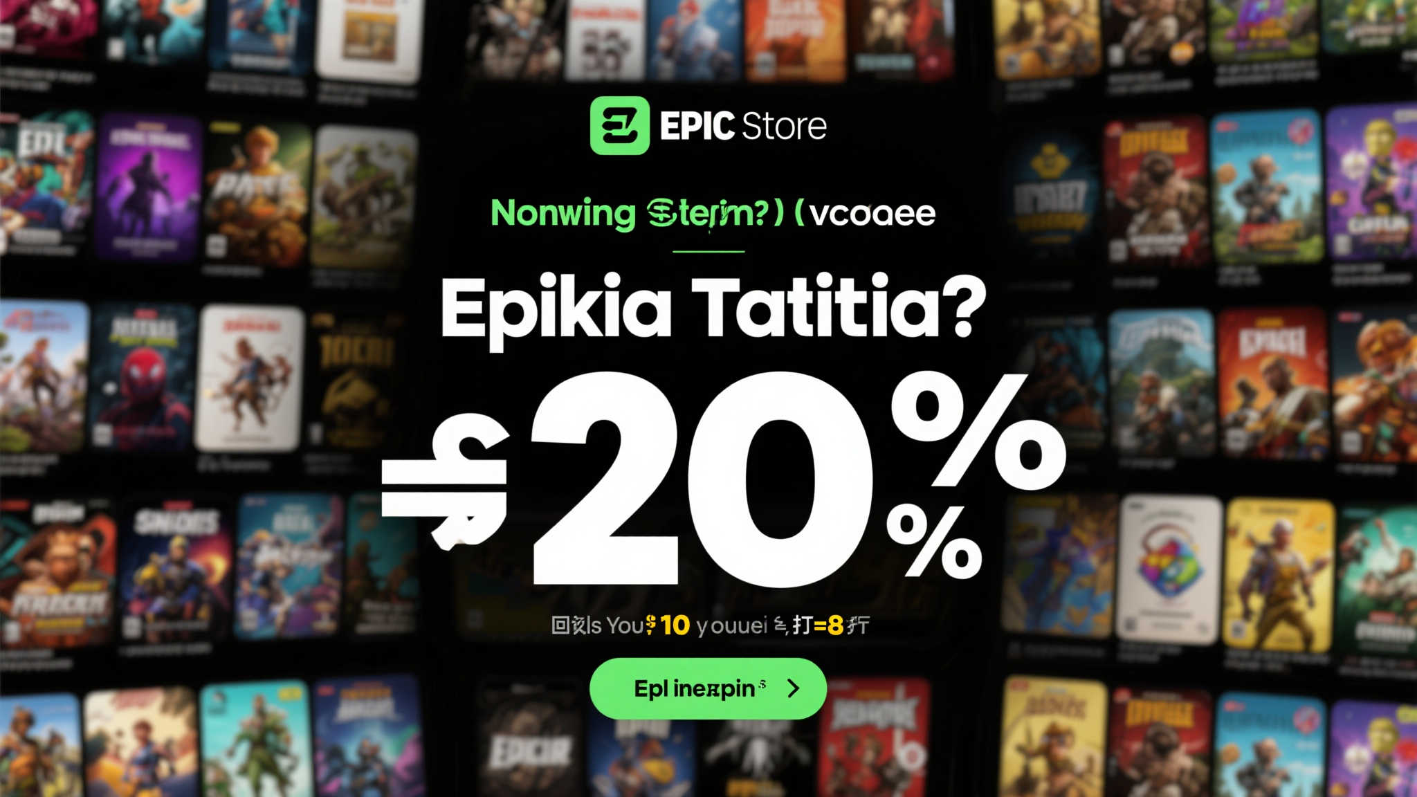 Epic商店限时福利：购物返利高达20%，仅到8月底！