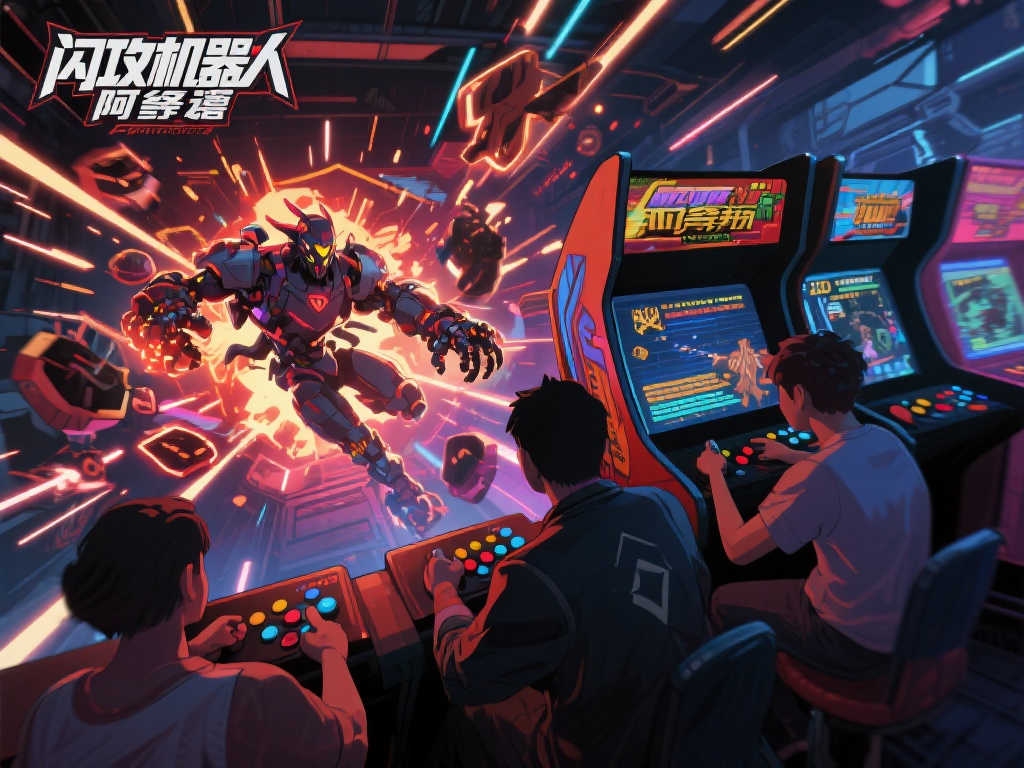全新街机风游戏《闪攻机人阿修罗》预计4月底震撼登场